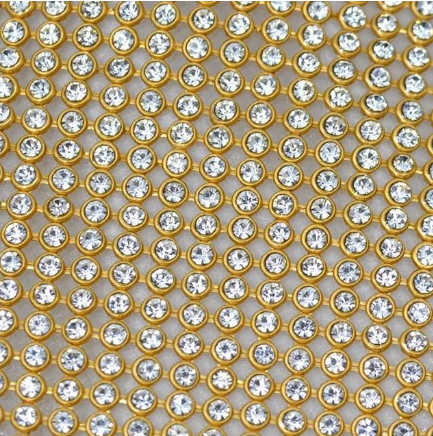Orange Rhinestone Sheet Rhinestone Sheets